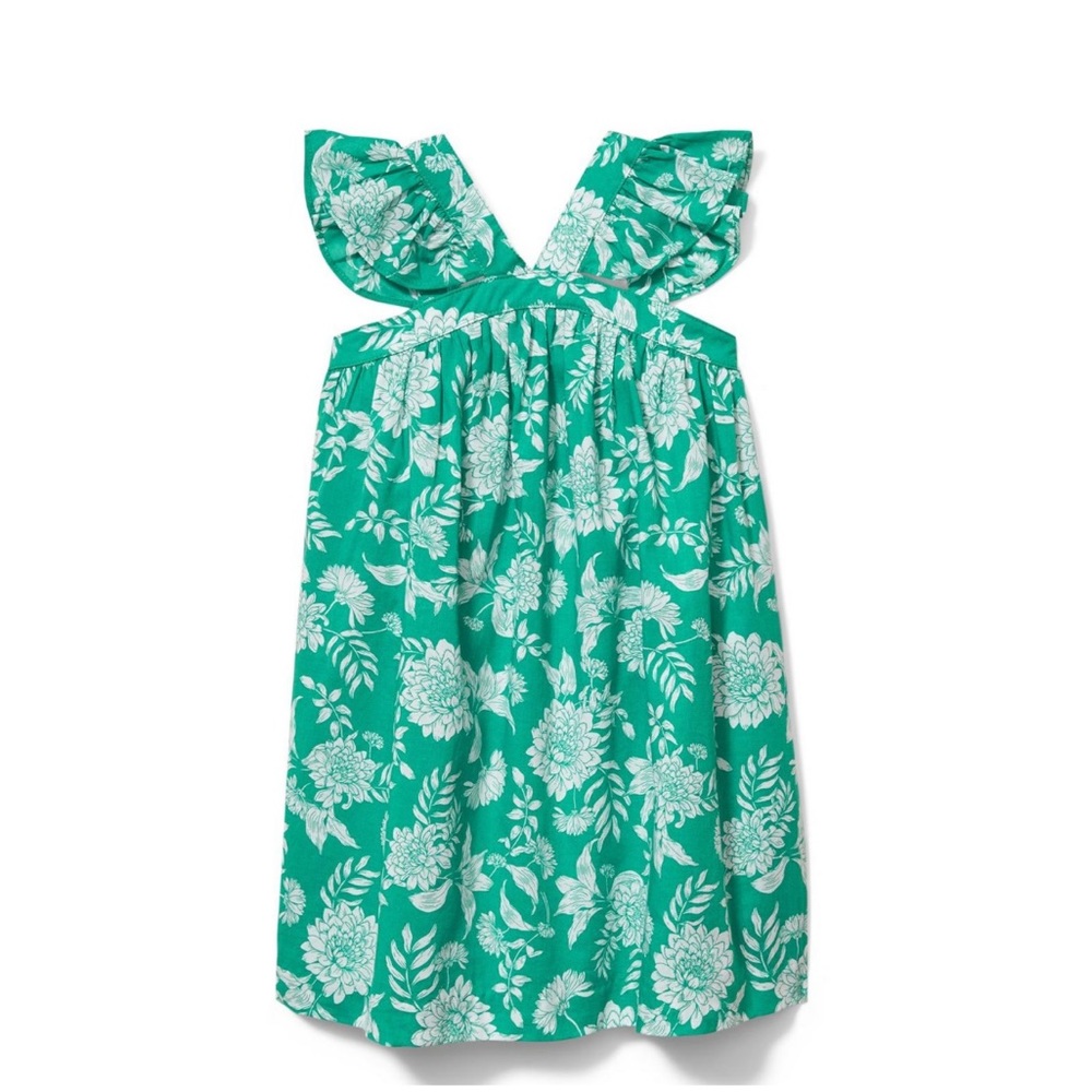 Janie and Jack Sleeveless floral girls dress NWT size 6!